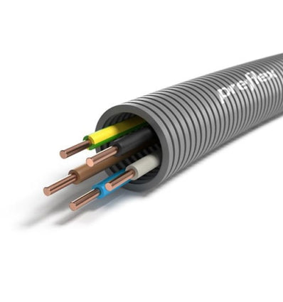 ACTIE! Pipelife Preflex, 5x2,5mm², 20mm, 100meter RING - €202 Excl. BTW