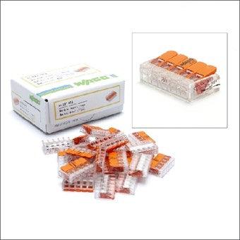 Wago, 5-voudig klemlasdoppen, 0,14-4mm², soepel en/of massieve aders.
