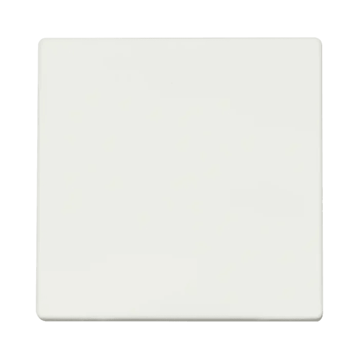 ION, Bedieningswip V1/J1 wissel- of kruisschakelaar centraalplaat/frontstuk, mat wit.