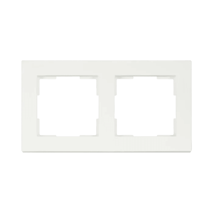 ION, afdekraam 2-voudig V1 , mat wit.