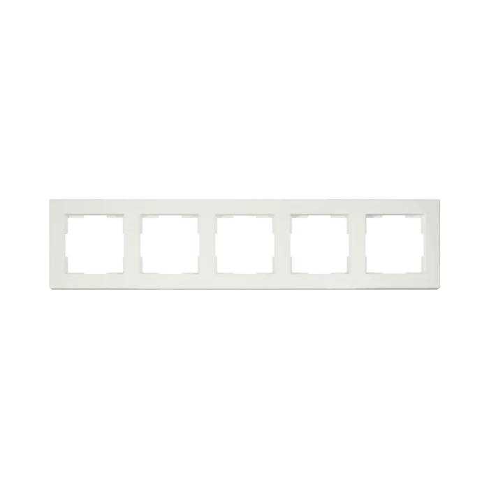 ION, afdekraam 5-voudig V1 , mat wit.