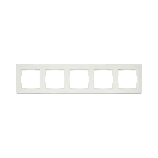ION, afdekraam 5-voudig V1 , mat wit.