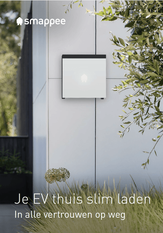 Smappee EV Wall Home (wit) 3-Fase 22kW type-2 laadkabel (8meter)
