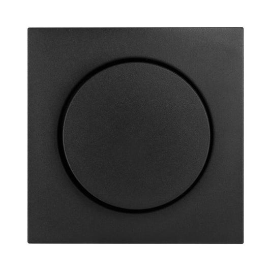 ION, Dimmer E1 centraalplaat/frontstuk, mat zwart