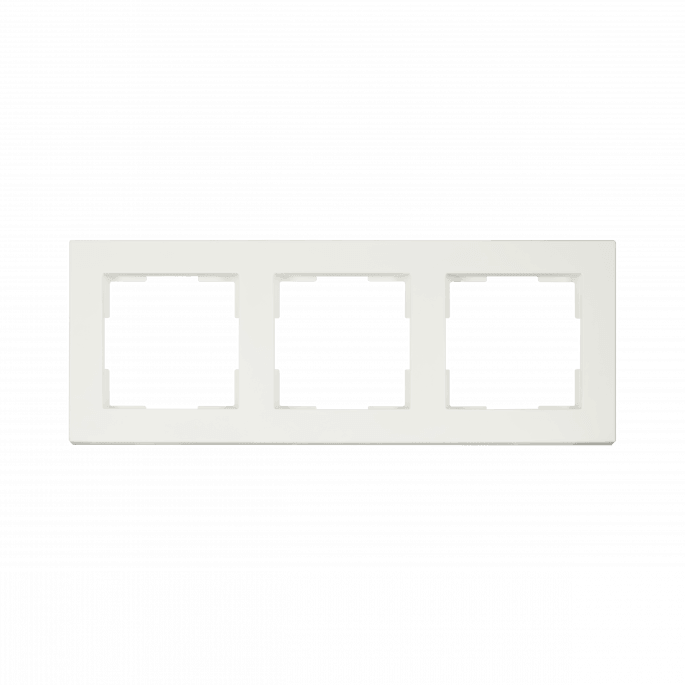 ION, afdekraam 3-voudig V1 , mat wit.
