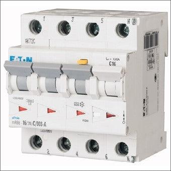 Eaton, B16A, 30mA, 3Fase Aardlekautomaat.