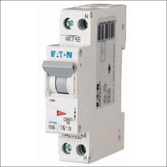 Eaton, C16A installatieautomaat , 1-polig + nul, 6kA