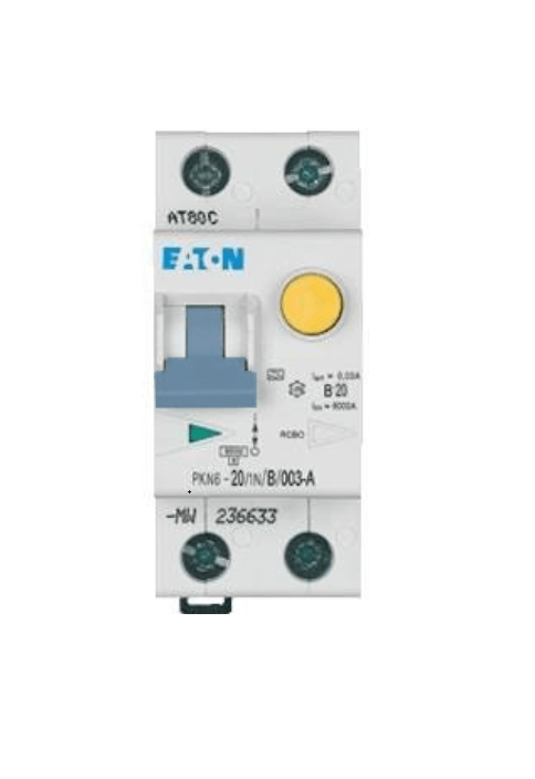 Eaton, B20A, 300mA, 1Fase Aardlekautomaat.
