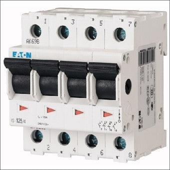Eaton, 80A Hoofdschakelaar, 4-polig.